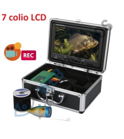 Povandeninė kamera žvejams Komplektas 7 colio LCD su įrašymu
